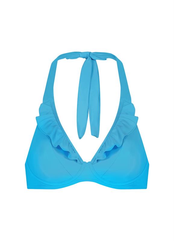 Aqua halter bikini top CSW103A603