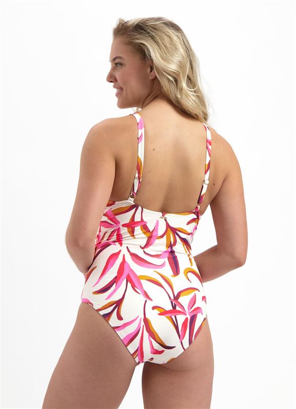 Japanese Floral V-neck swimsuit CSW324A020