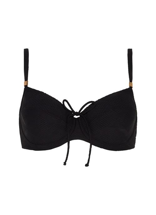Texture Black wired bikini top N26119-918