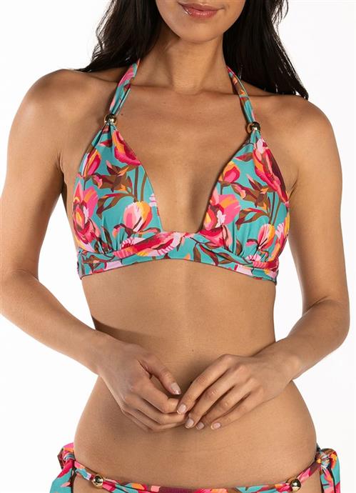 In Bloom triangle bikini top 110107-364