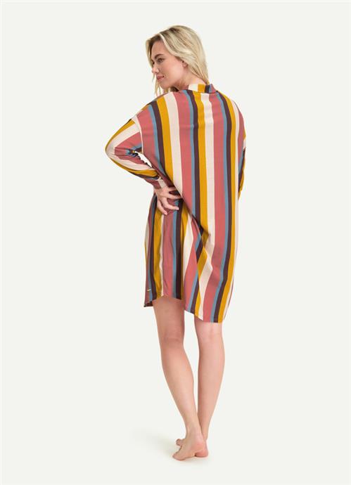 Fresh Stripe night dress long sleeves 150504-570