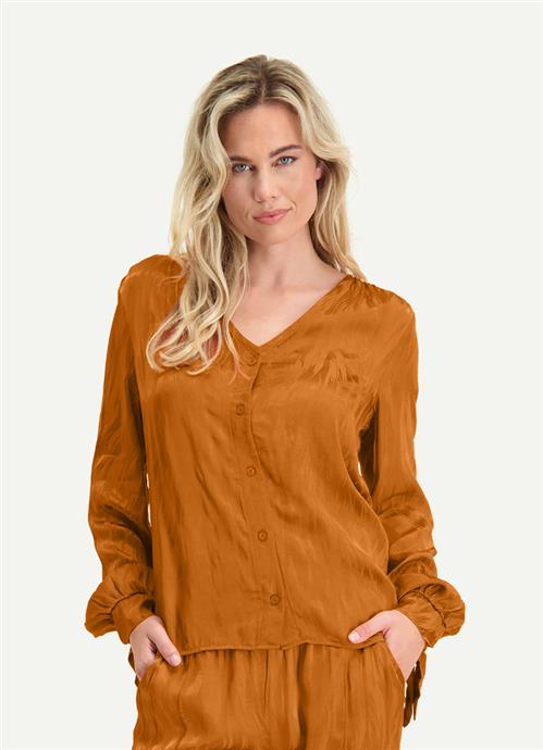 Copper Flow blouse lange mouwen 150105-369