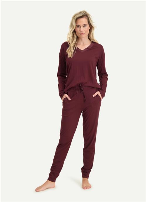 Merlot pyjama top long sleeves 150120-468