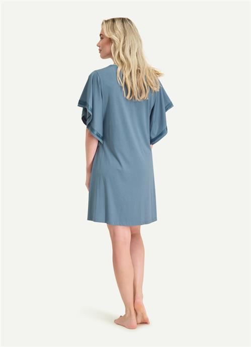 Coastal Blue night dress short sleeves 150519-585