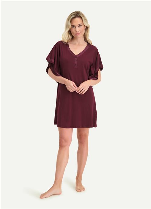Merlot night dress short sleeves 150519-468