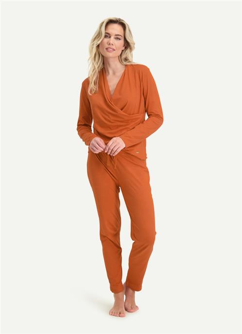 Falling Leaf pyjama top long sleeves 150111-370
