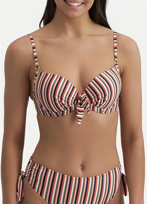 Sassy Stripe full cup bikini top 220131-720