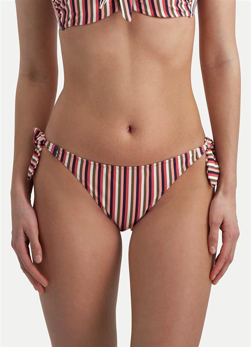 Sassy Stripe strik bikinibroekje 220215-720