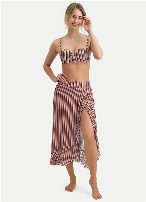 Sassy Stripe overlay skirt 220477-720