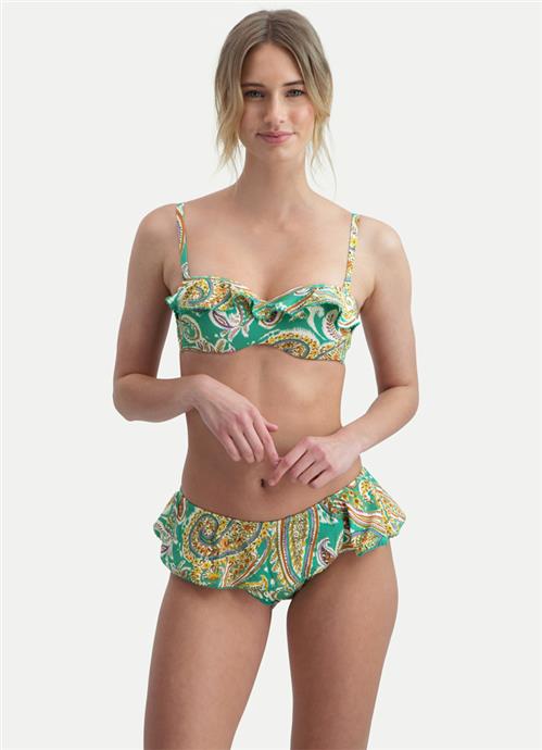 Paisley Perfect frill bikini bottom 210225-714