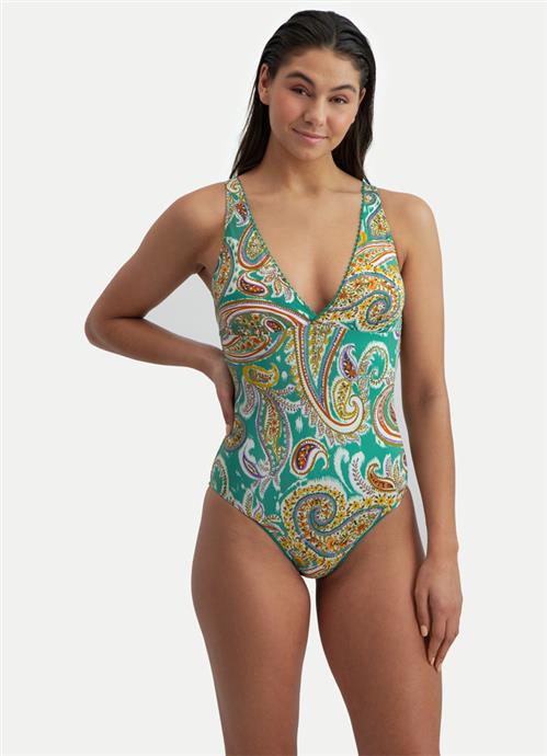 Paisley Perfect V-neck swimsuit 210323-714