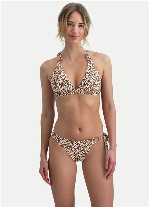 Leopard Love triangle bikini top 210104-804