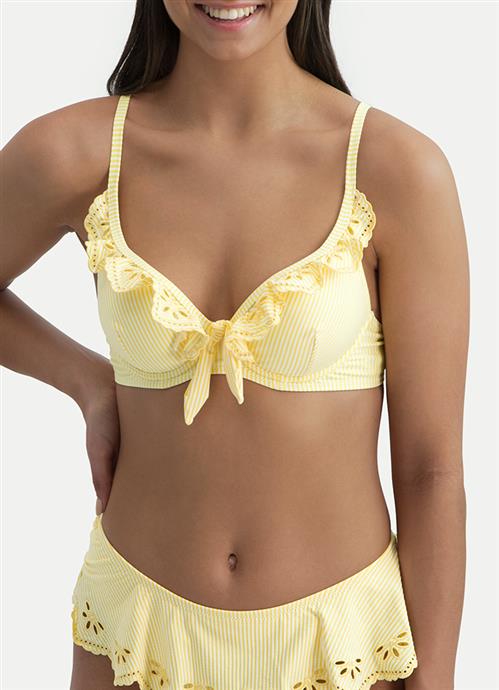 Sunny Vibes Aspen Gold Plunge Bikini-Top 210197-172