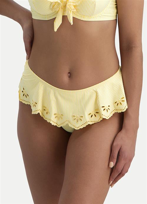 Sunny Vibes Aspen Gold frill bikini bottom 210225-172