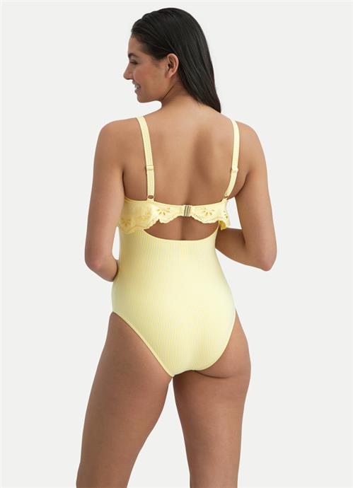 Sunny Vibes Aspen Gold frill swimsuit 210331-172