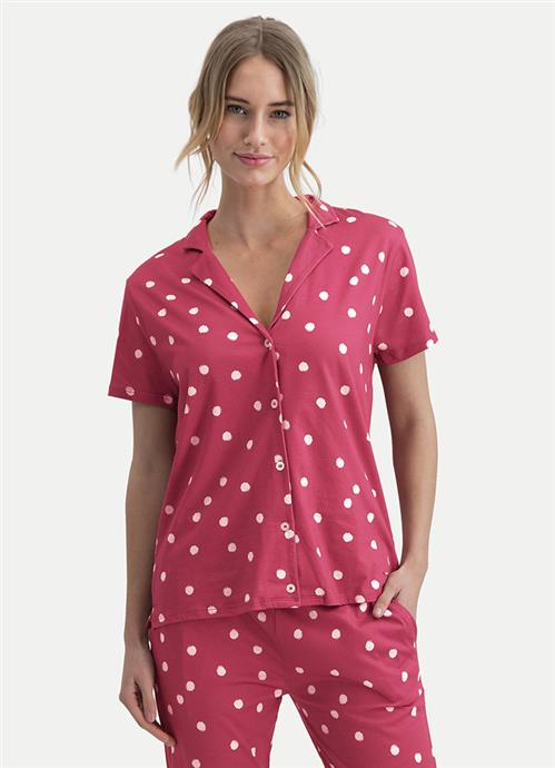 Sweet Cake pyjama blouse short sleeves 230118-479