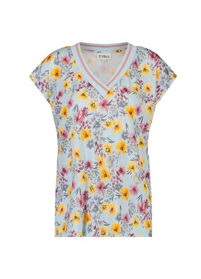 gentle-flower-pyjama-top-kurze-armel