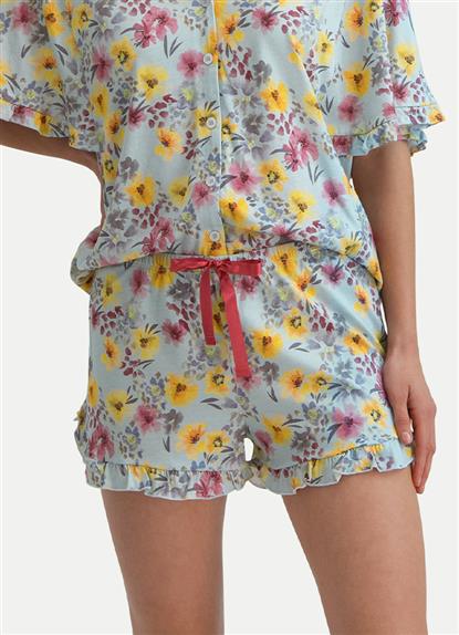 gentle-flower-pyjama-shorts