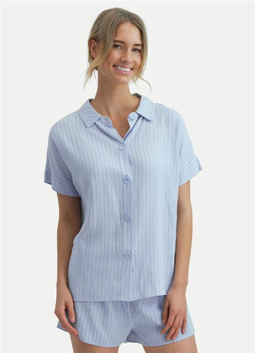 Rosy Morning pyjama blouse short sleeves 230120-567
