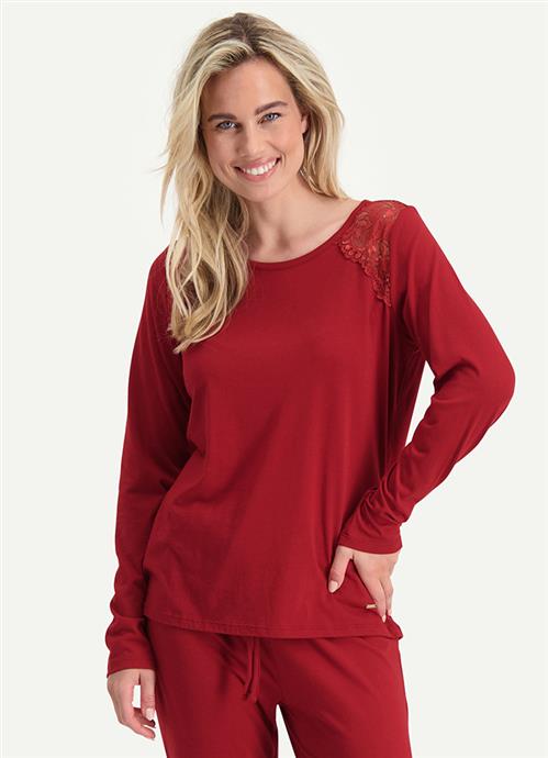 Dahlia pyjama top long sleeves 250103-488