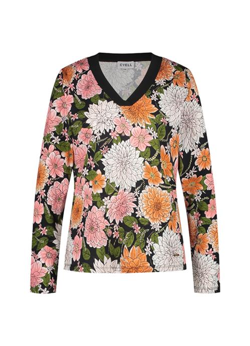 Dahlia Blooms pyjama top long sleeves 250112-559