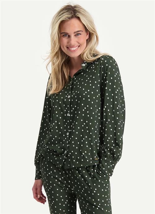 Snowfall pyjama blouse long sleeves 250131-769