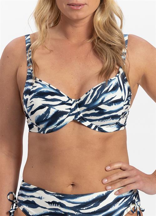 Wavy Water support bikini top 320127-627