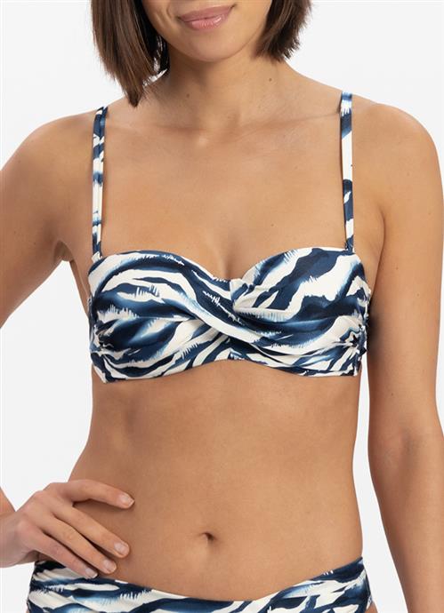 Wavy Water bandeau bikini top 320145-627