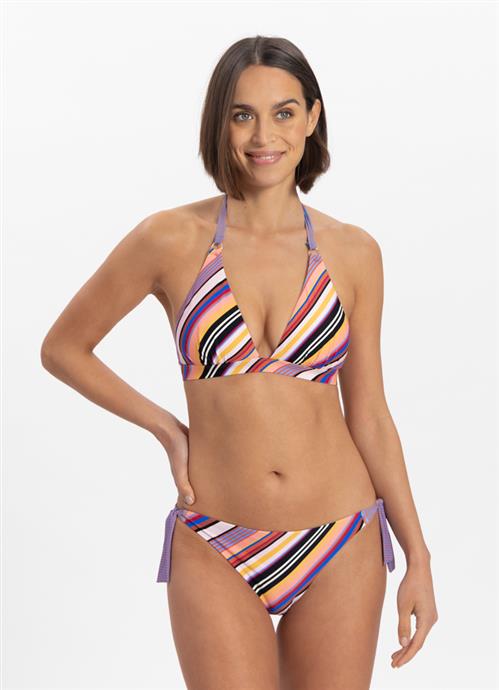 Juicy Stripe triangle bikini top 310104-372