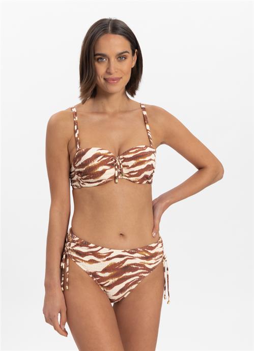 True Zebra bandeau bikini top 310117-323
