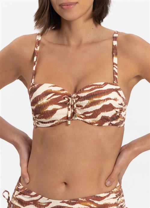 True Zebra Bandeau-Bikini-Top 310117-323