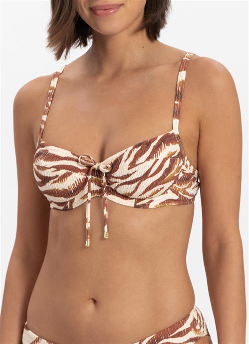 True Zebra wired bikini top 310119-323