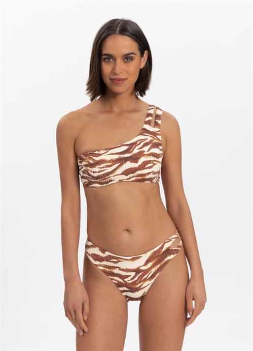 True Zebra One-Shoulder-Bikini-Top 310199-323
