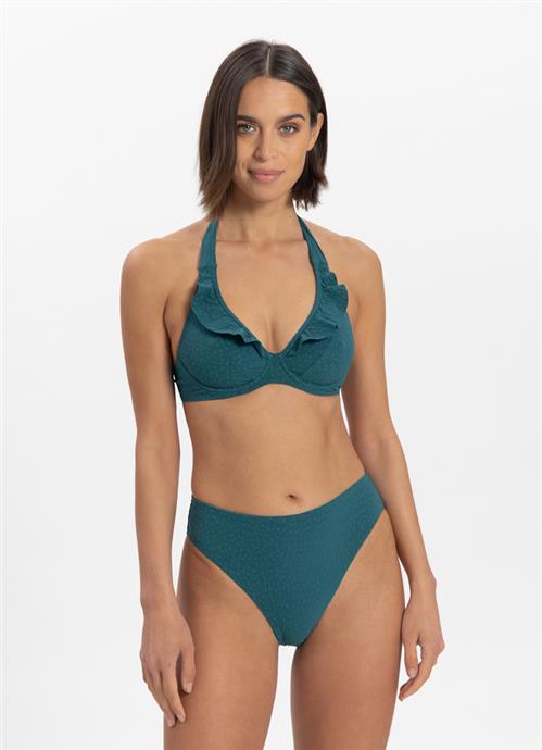 Flora Teal Halter-Bikini-Top 310103-703