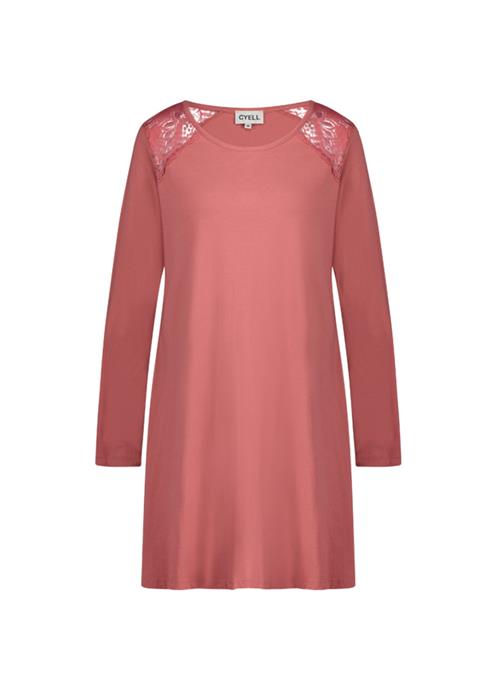 Luxury Solids Dark Rose night dress long sleeves 350508-229