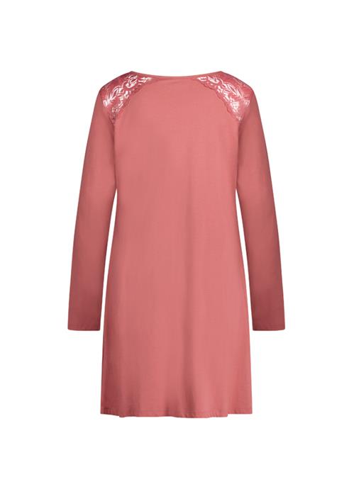 Luxury Solids Dark Rose night dress long sleeves 350508-229